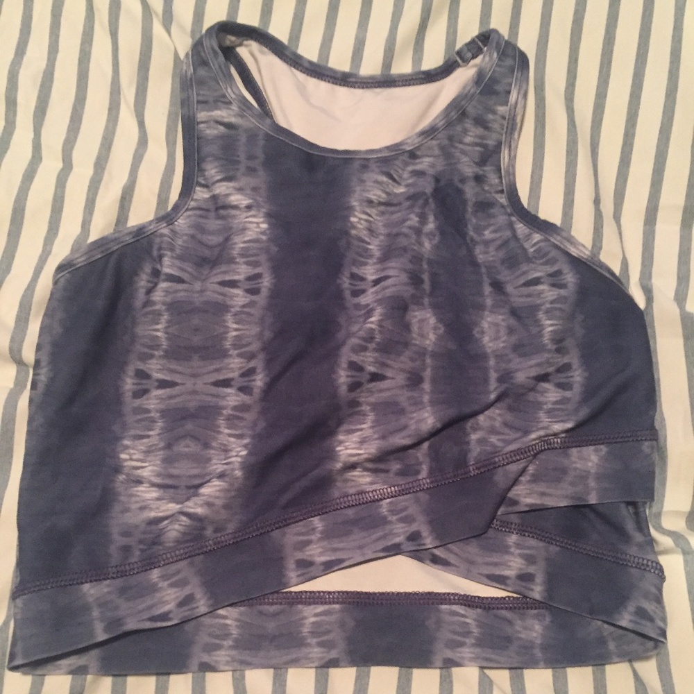 Tie-dye Cropped Workout Tank